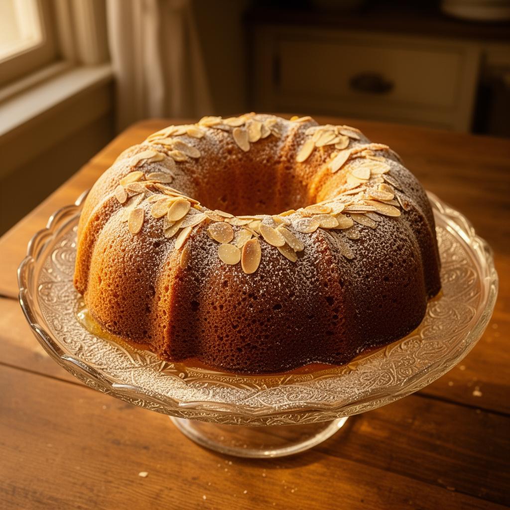 Honey Almond cake